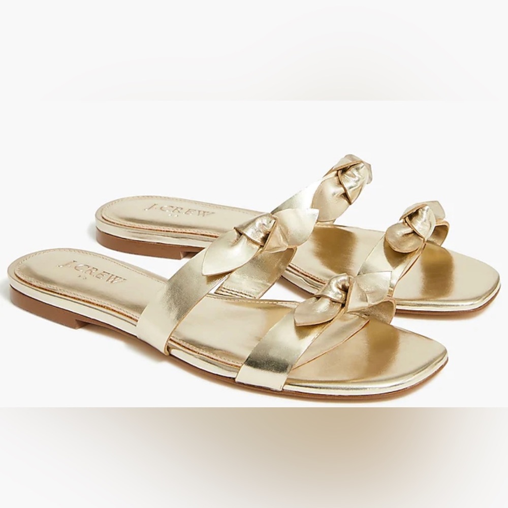 JCrew Factory - Knotted Bow Sandals